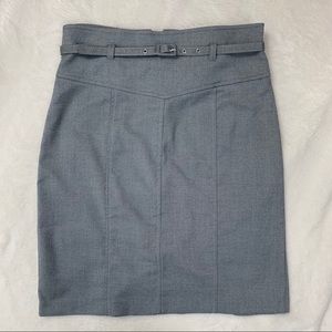 Grass Collection Mandees High Waist Gray Skirt 5